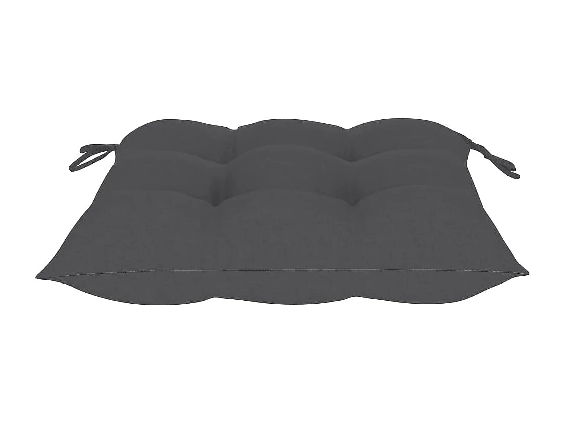 Mobilier à dîner d'extérieur pliable 5 pcs avec coussins Bambou 4