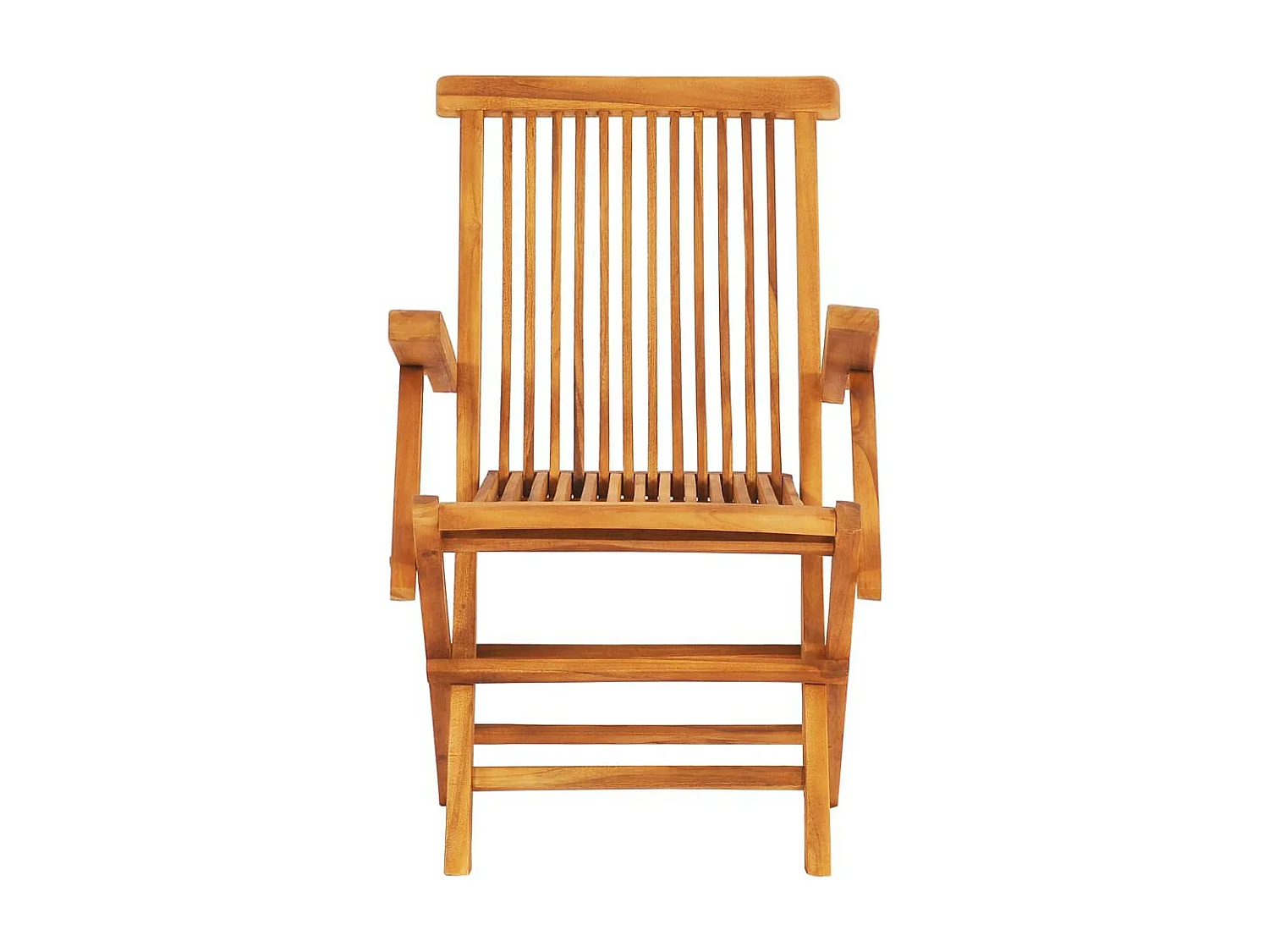 Mobilier à dîner d'extérieur pliable 7 pcs Bois solide de teck 4