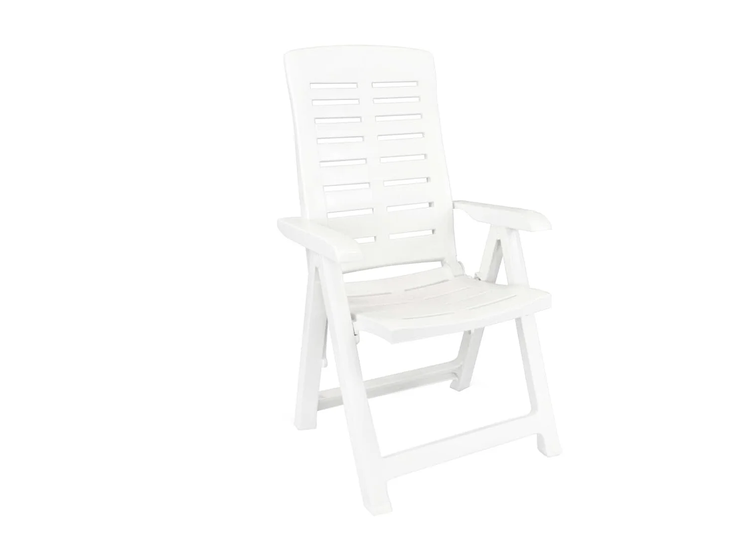 Ensemble de salle à manger de jardin 3 pcs Blanc Polypropylène
