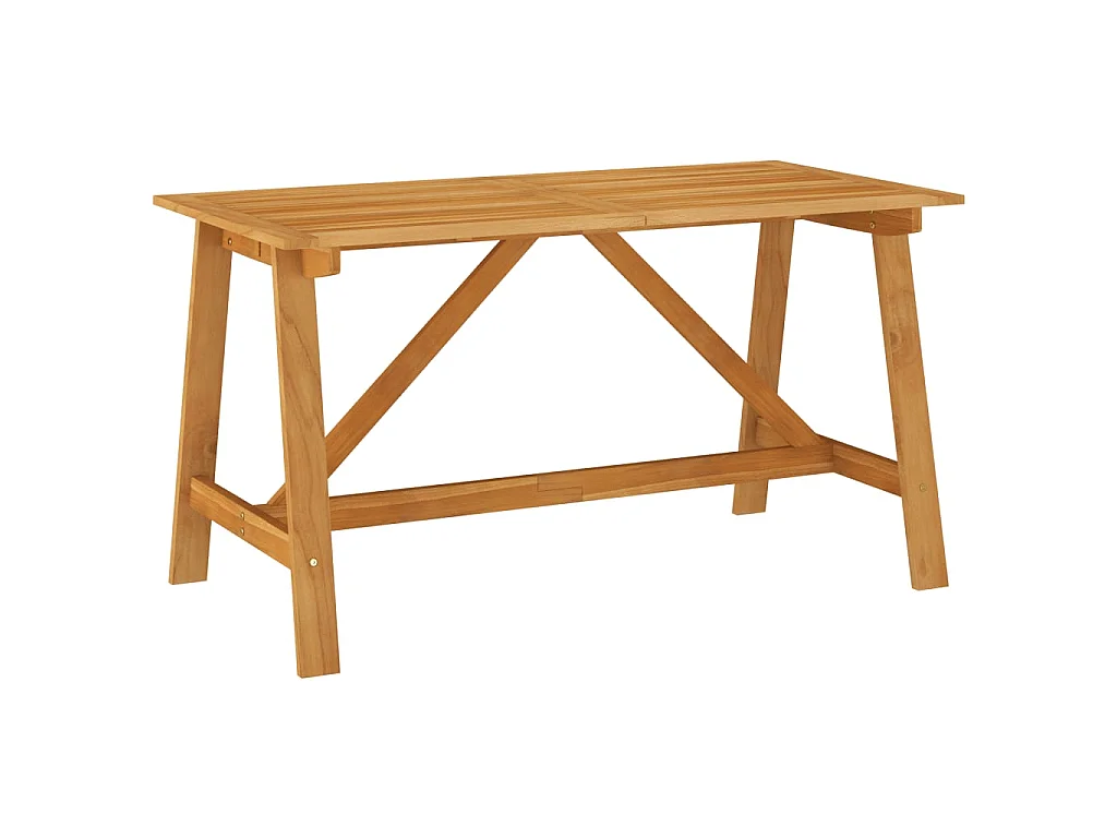 Mobilier de salle à manger de jardin 5 pcs Bois d'acacia solide