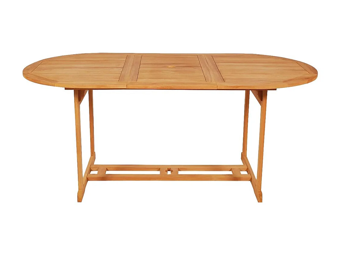 Ensemble de salle à manger de jardin 7 pcs Bois de teck massif 9