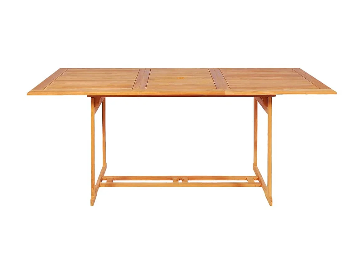 Salon de jardin 7 pcs Bois de teck massif 8