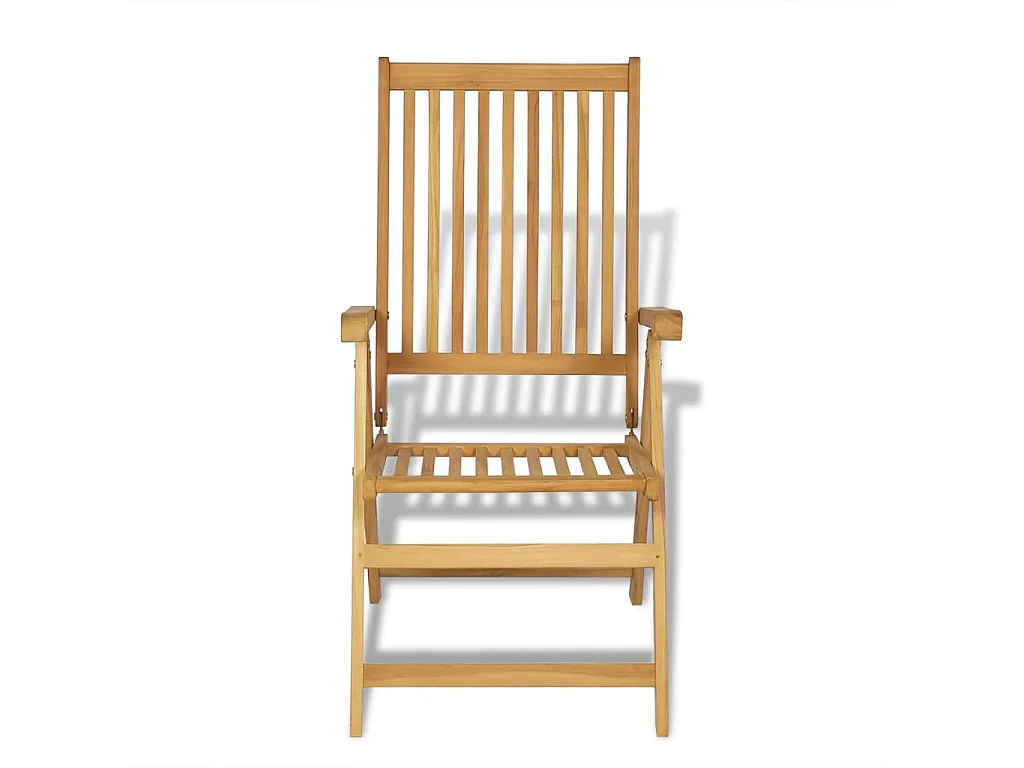 Salon de jardin 7 pcs Bois de teck massif 8