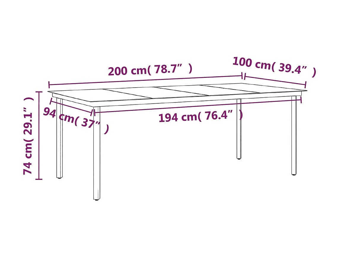 Ensemble à dîner de jardin avec coussins 7 pcs Gris et noir