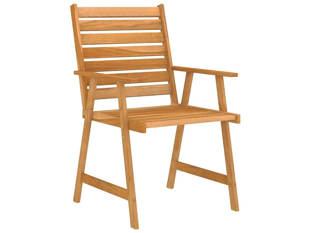 Mobilier de salle à manger de jardin 3 pcs Bois d'acacia solide 3