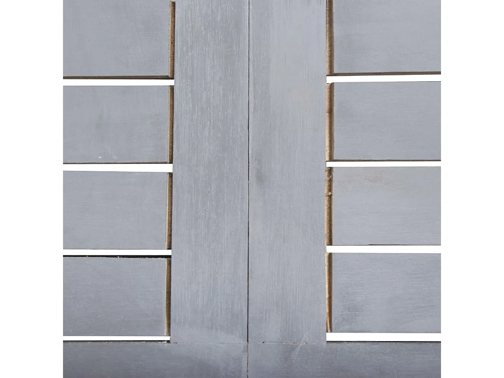 Mobilier à dîner de jardin 5 pcs Bois d'acacia massif Gris 3