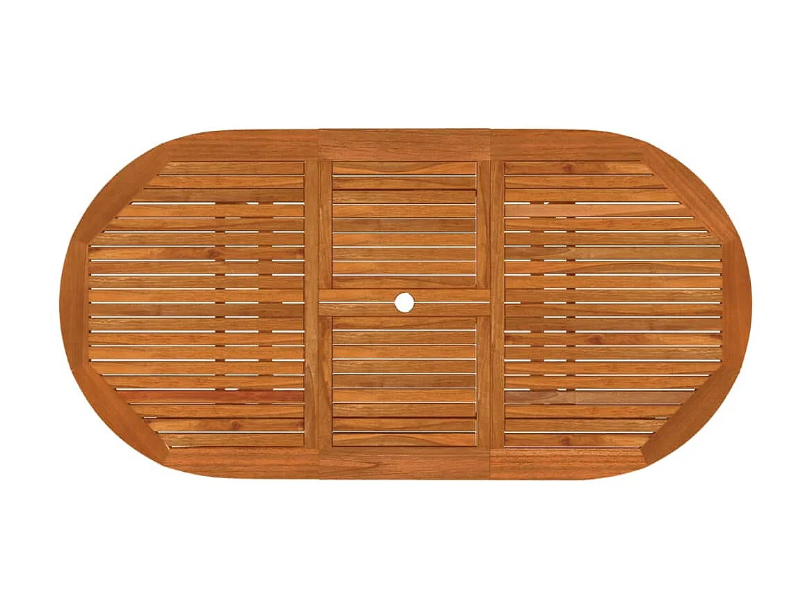 Ensemble à dîner de jardin 7 pcs Bois d'eucalyptus massif