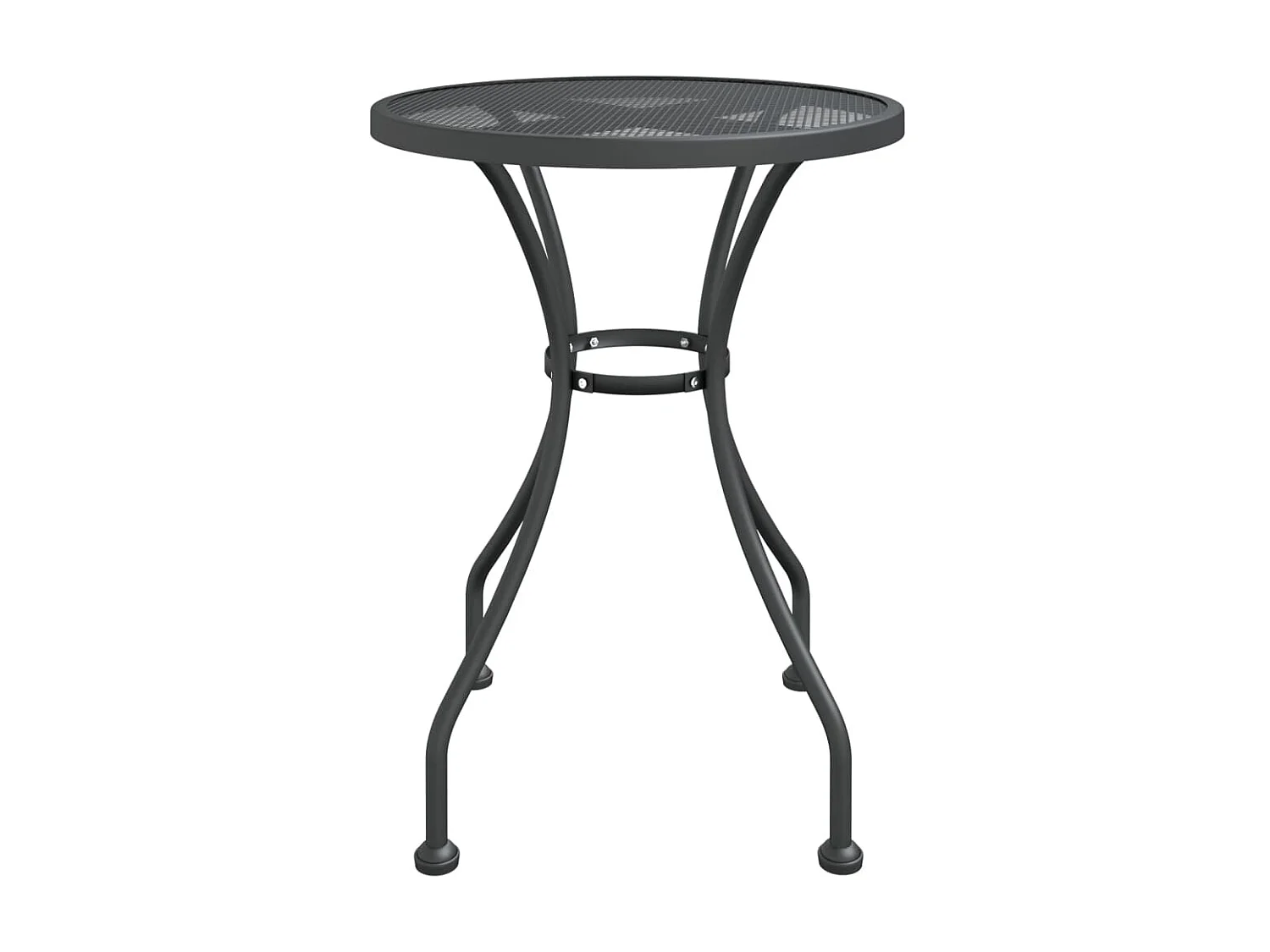 Mobilier à dîner de jardin 3 pcs Maille Métal Anthracite 3