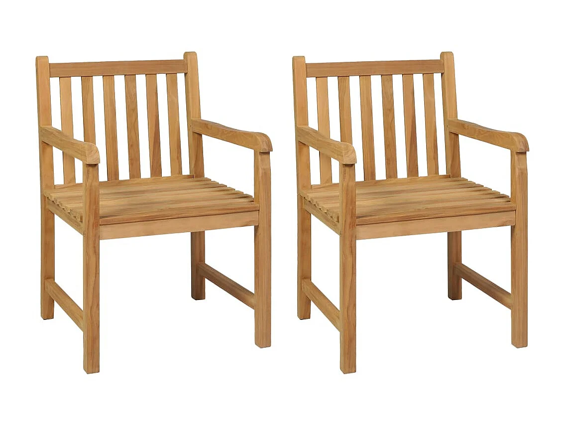 Ensemble de salle à manger de jardin 3 pcs Bois de teck solide 5