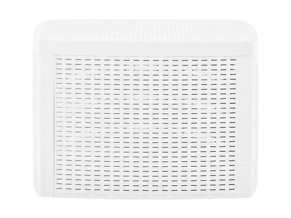 Table d'appoint de jardin plastique blanc Tici