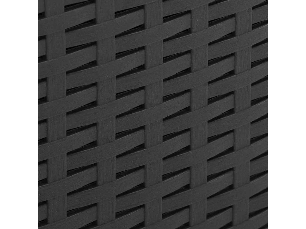 Tuintafel 53x53x40 cm kunststof grijs