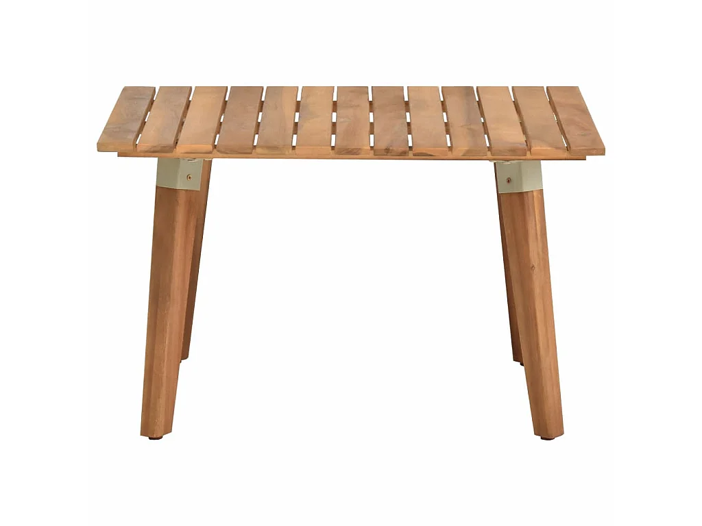 Table basse de jardin 60x60x36 Bois solide d'acacia