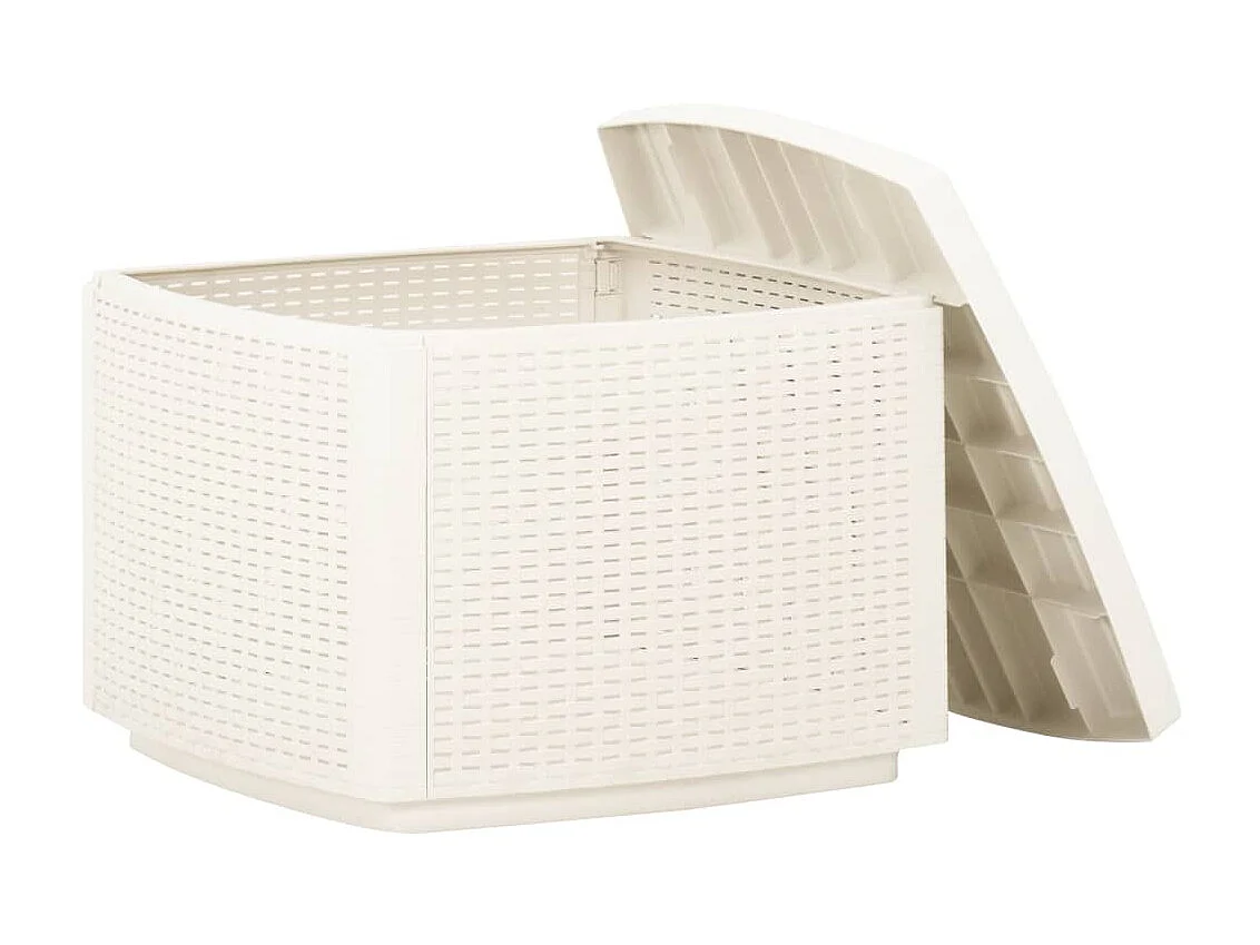 Table de jardin Blanc 53x53x40 Plastique