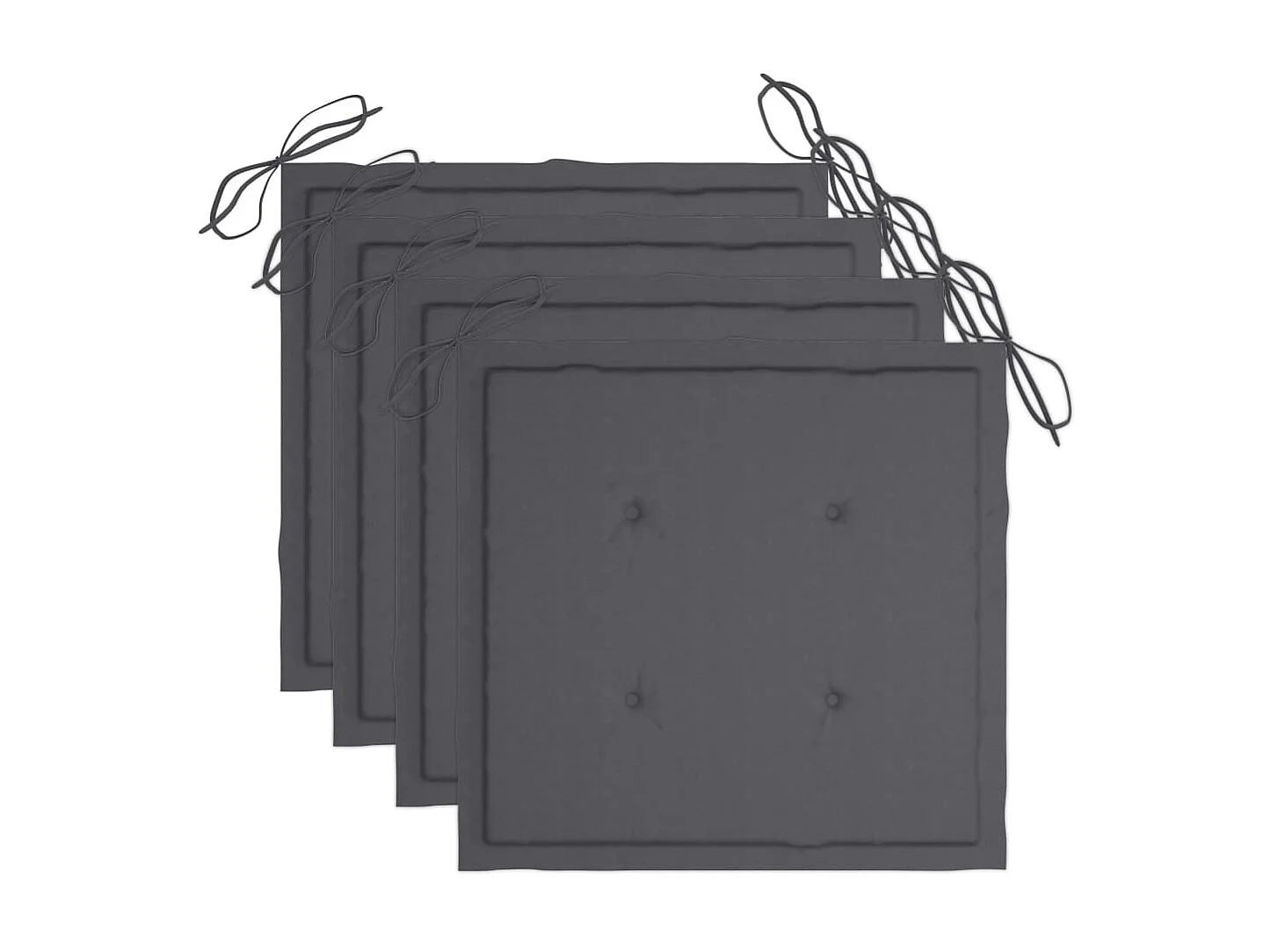 Mobilier à dîner d'extérieur pliable 5 pcs avec coussins Bambou 24