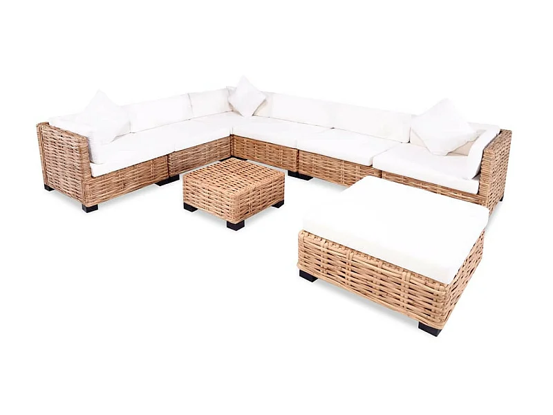 Jeu de canapés Rotin naturel