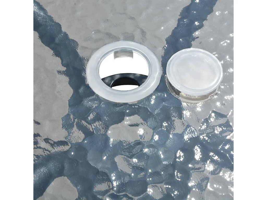 Mobilier de salle à manger d'extérieur 5 pcs Acier Noir