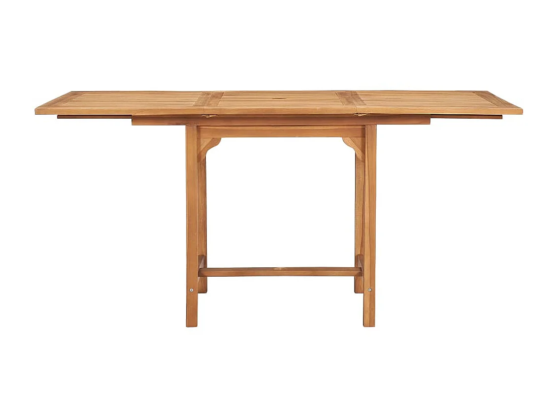 Salon de jardin 7 pcs Bois de teck massif 11