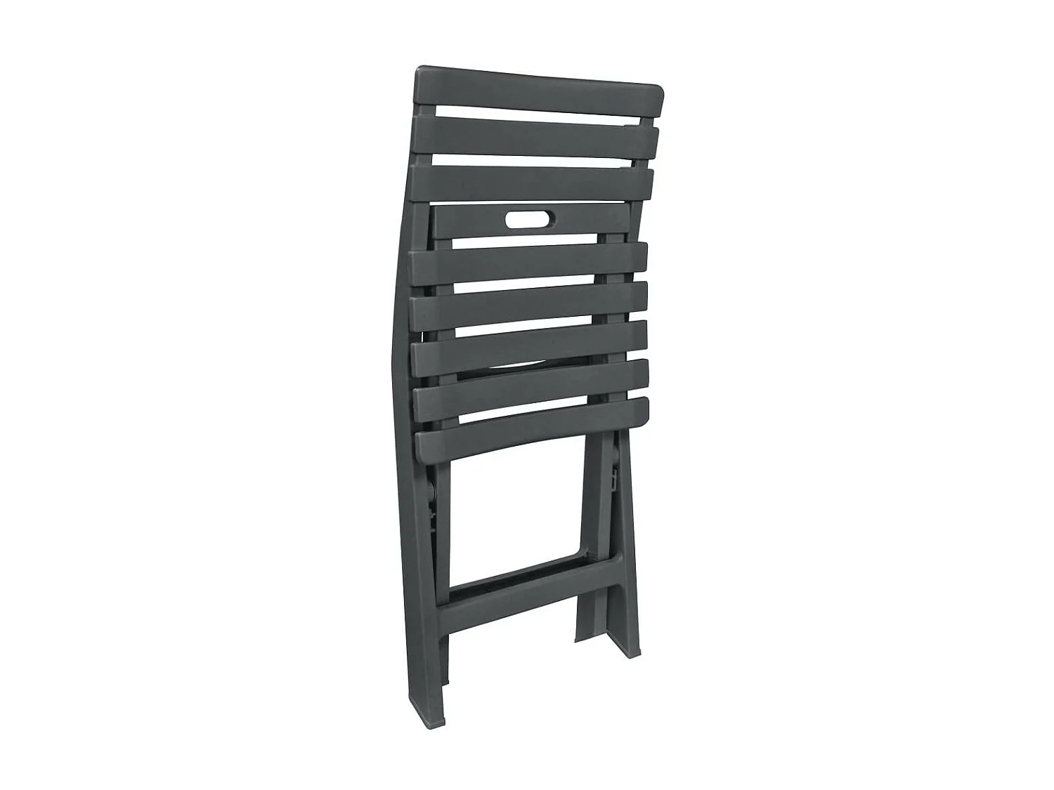 Mobilier de bistro pliable 3 pcs Plastique Anthracite