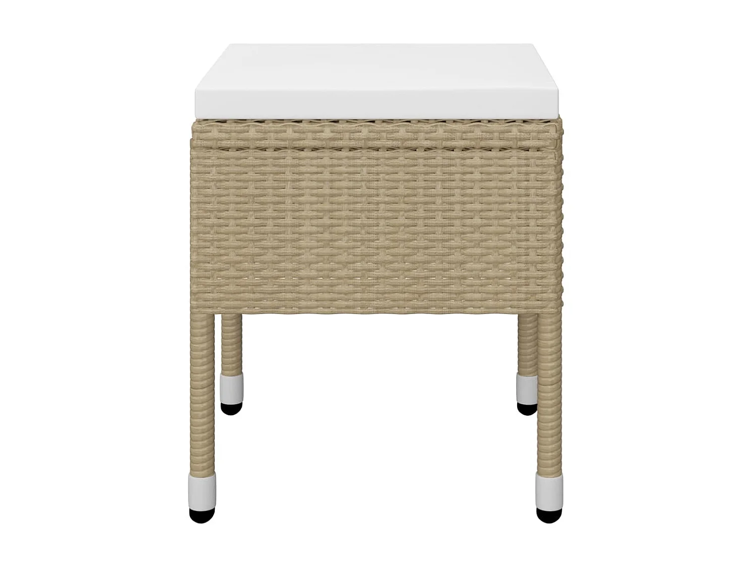 Ensemble de salle à manger de jardin 5 pcs Beige 4