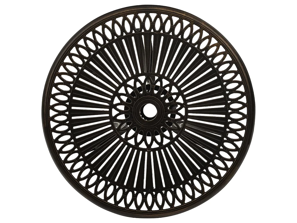 Ensemble de bistro 3 pcs Aluminium coulé Bronze 6