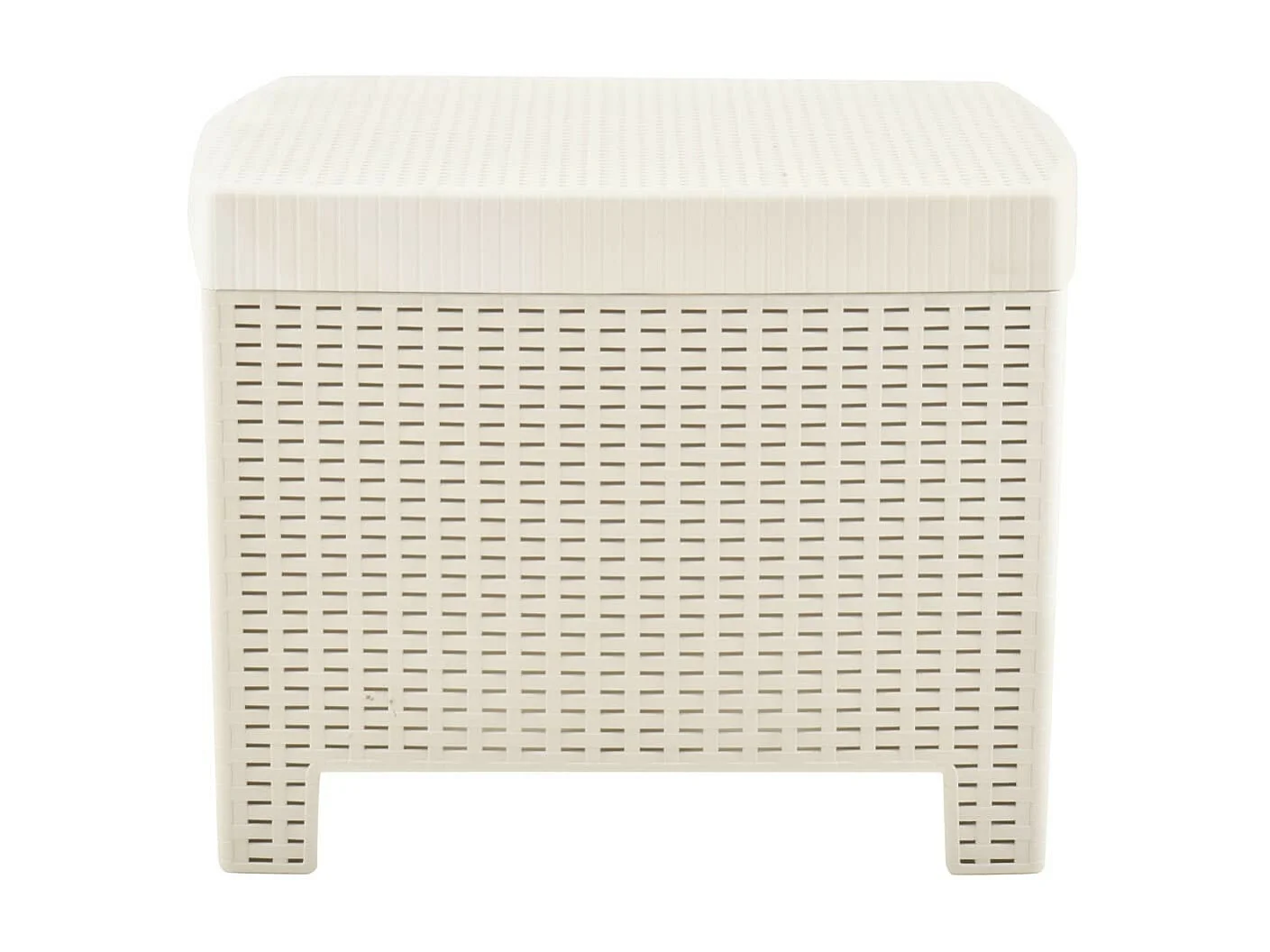 Salon de jardin 3 pcs Plastique Blanc 2