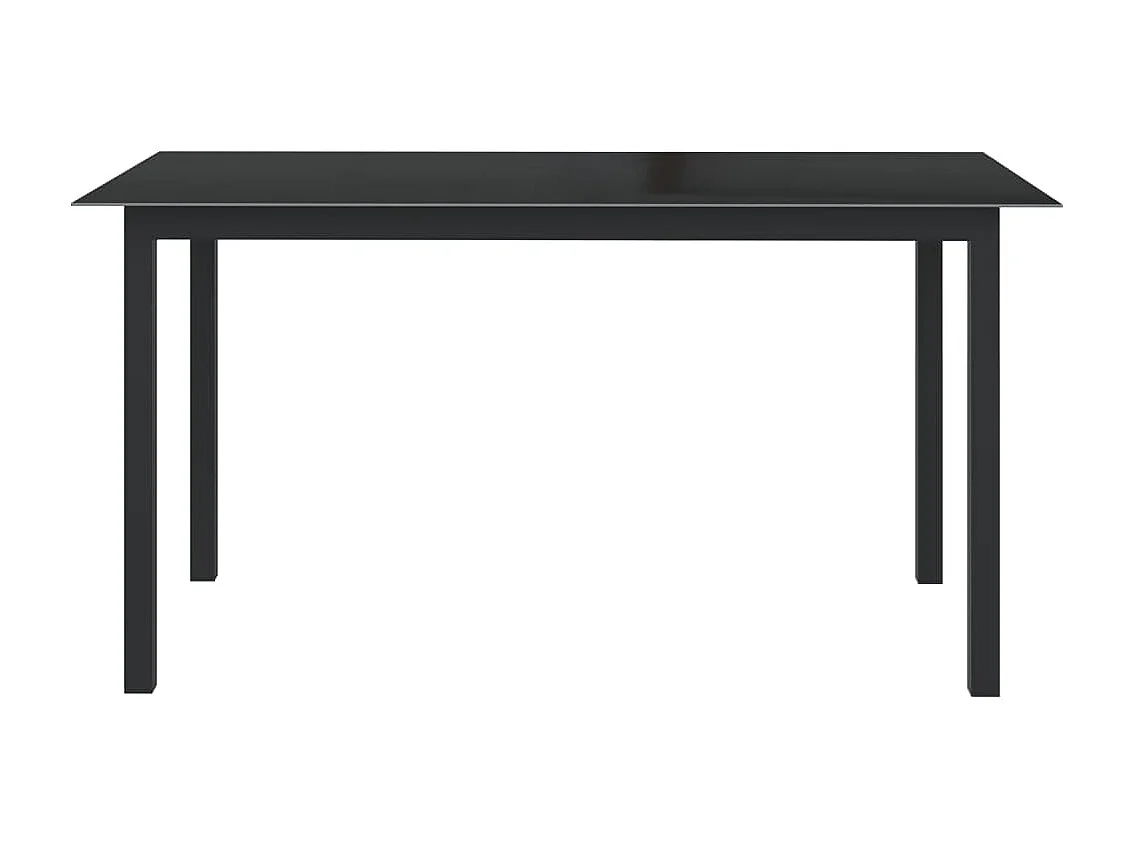 Ensemble de salle à manger de jardin 7 pcs Aluminium Anthracite