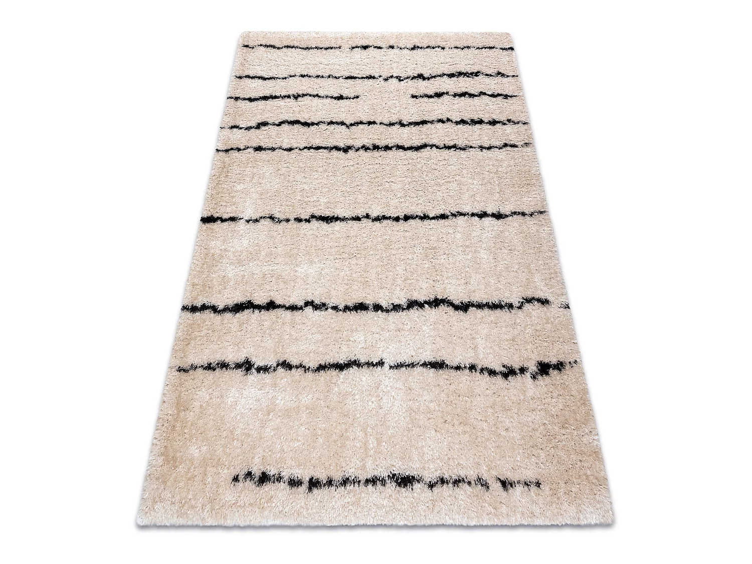 Tapijt FLUFFY 2371 shaggy riemen room / antraciet 160x220 cm