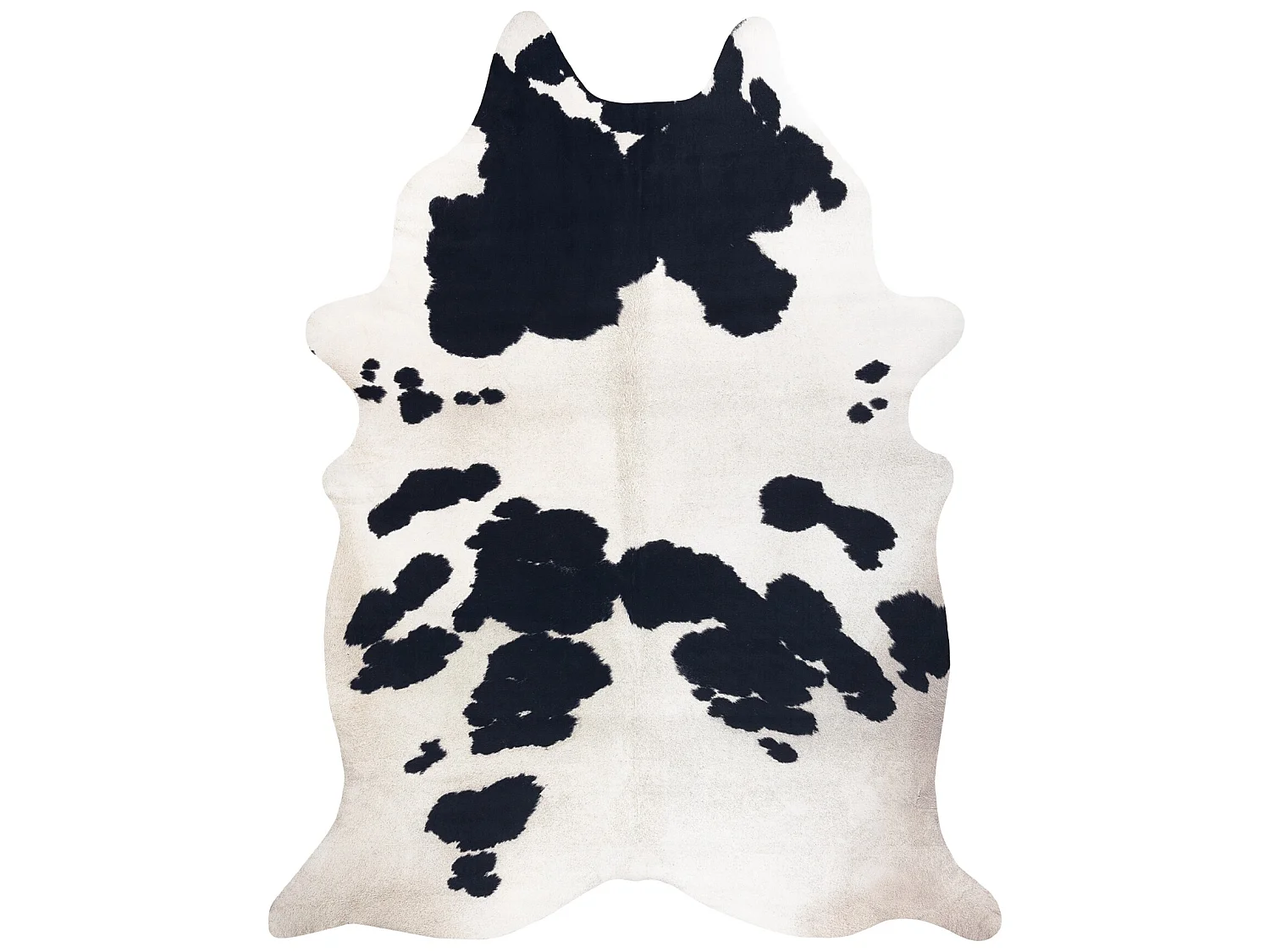 Tapis Imitation Peau de vache, Vache G5069-1, cuir noir blanc 155x195 cm