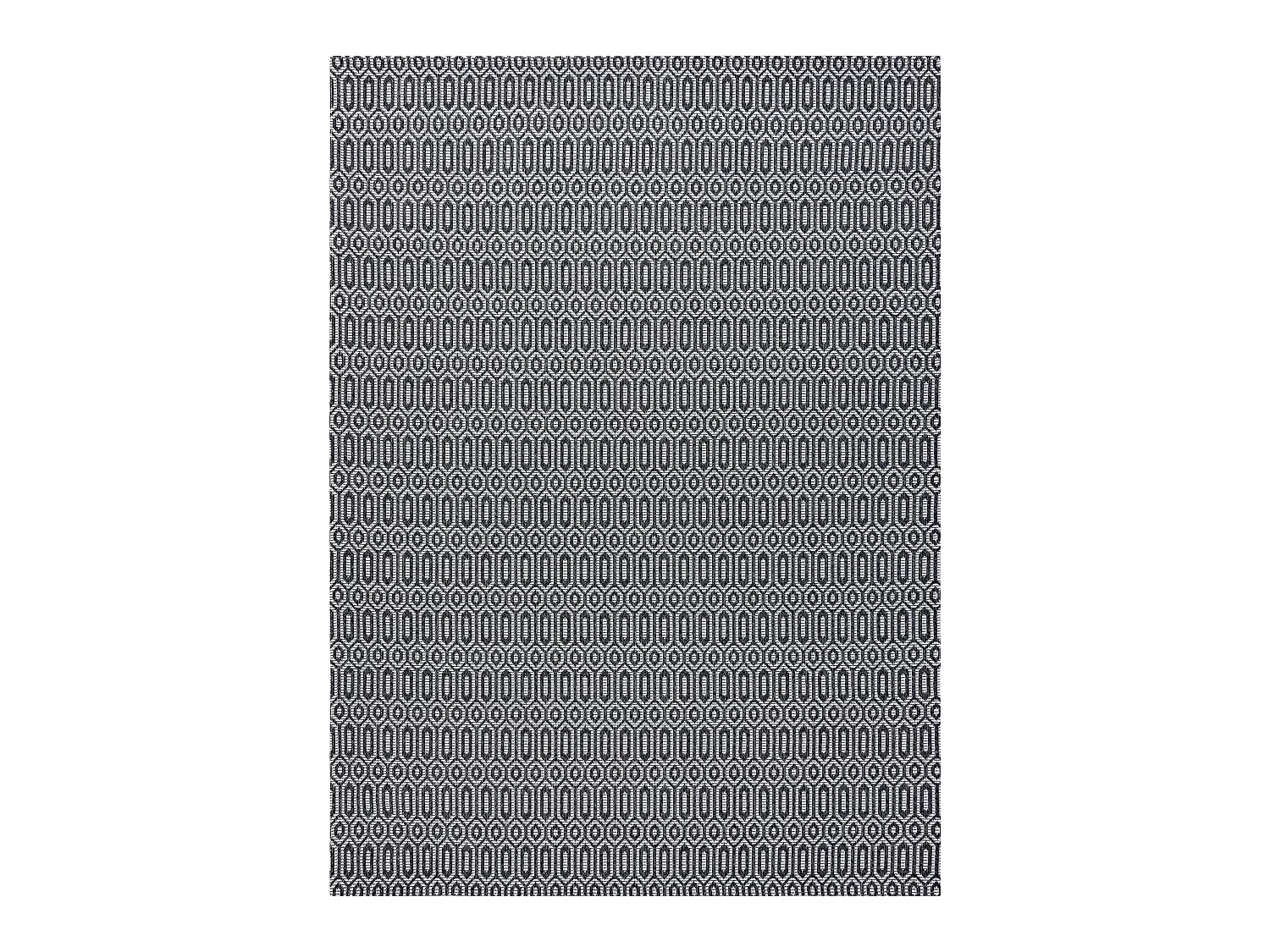 Tapijt CASA Ecologisch , EKO SISAL Boho Geknoopt 22075 zwart / grijskl 114x170 cm