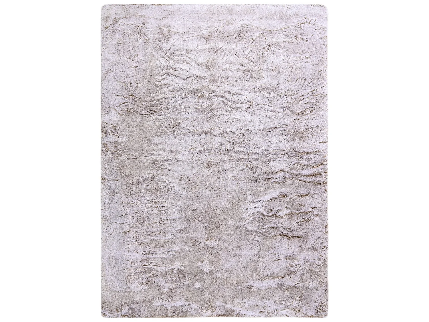 Tapis de lavage moderne LAPIN shaggy, antidérapant beige / ivoire 180x270 cm