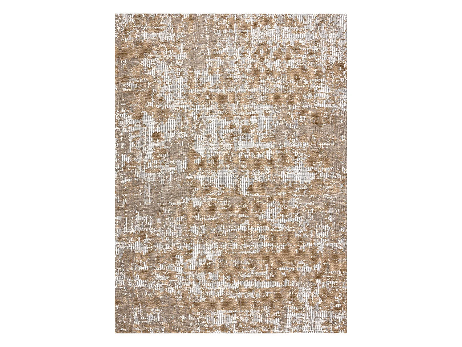 Tapis CASA ECO SIZAL BOHO  vintage 2809 crème / jaune, tapis en coton 114x170 cm