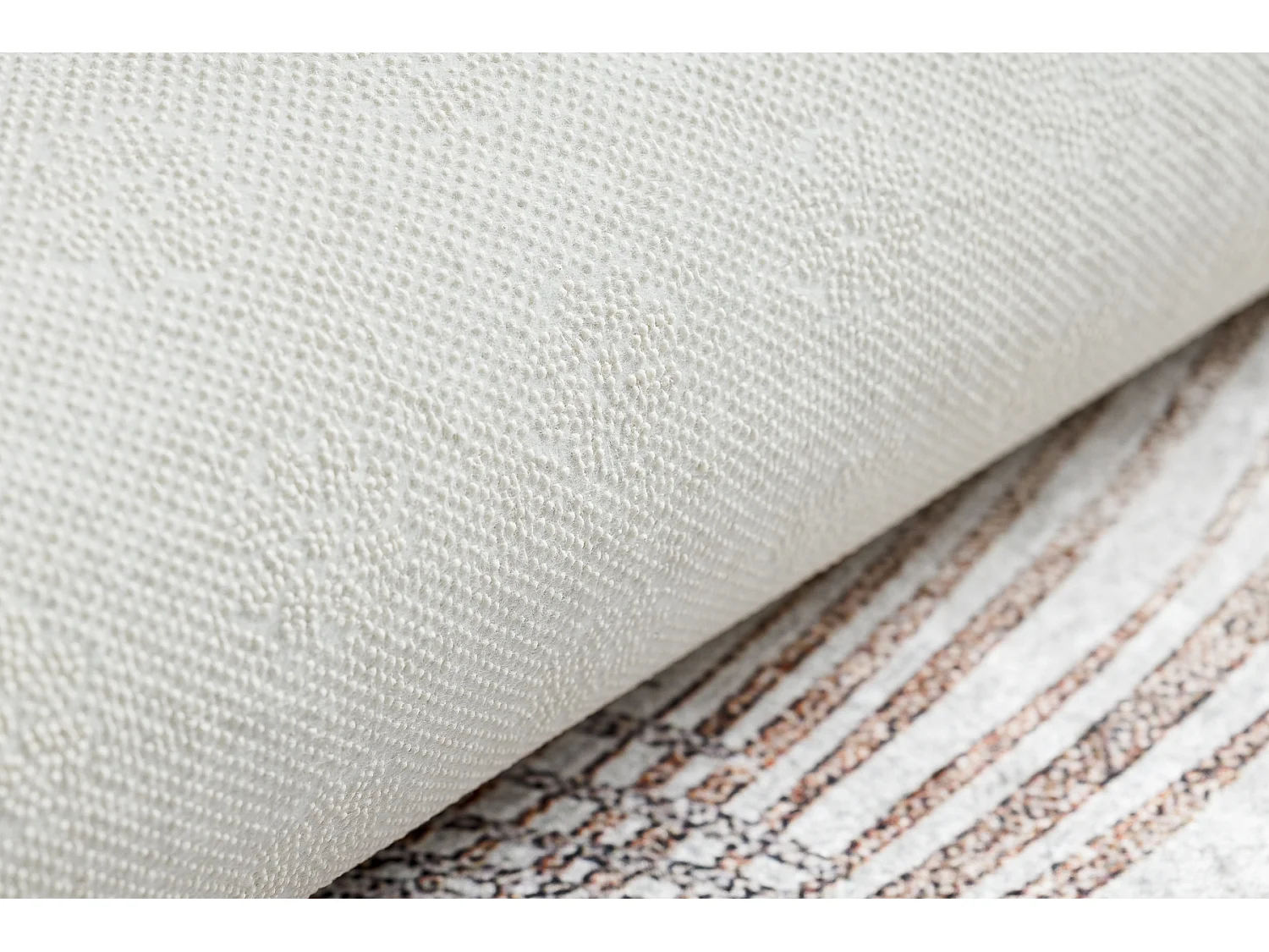 ANDRE 1147 tapijt wasbaar veren, vintage antislip - beige 160x220 cm