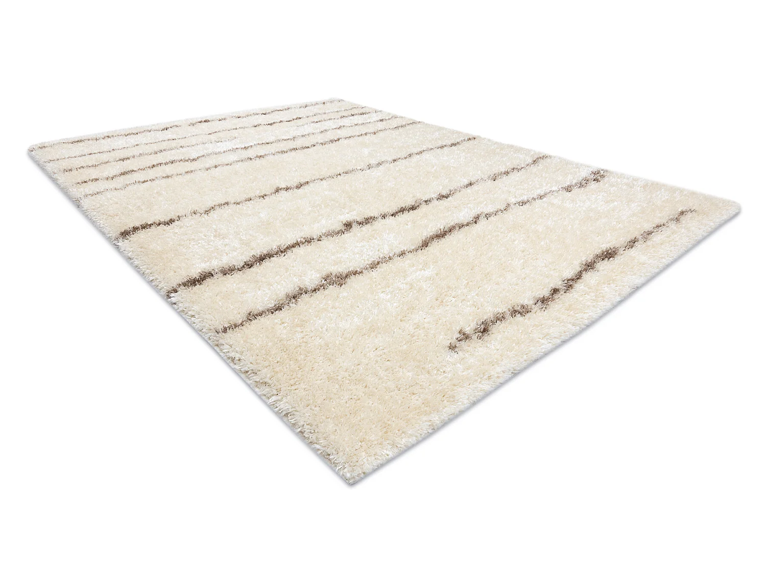 Tapijt FLUFFY 2371 shaggy riemen room / beige 160x220 cm