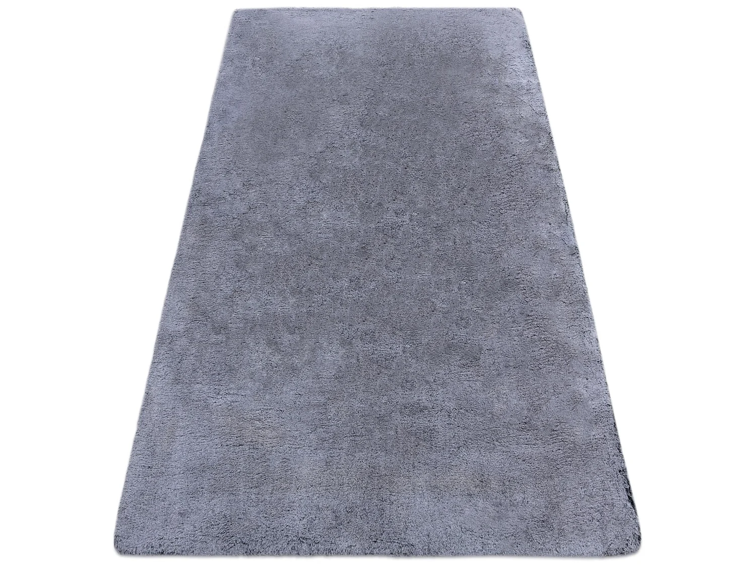 Tapijt LAPIN Shaggy zwart / ivoor, anti slip , Wasbaar , 120x160 cm