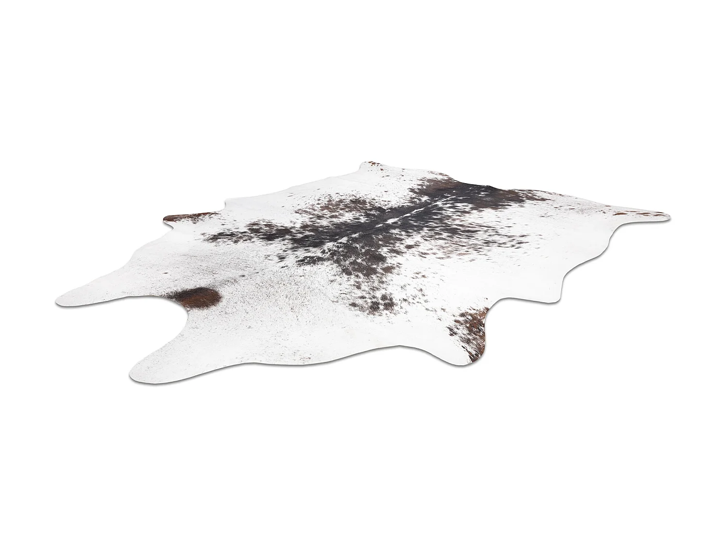 Tapis Imitation Peau de vache, Vache G5074-1, cuir marron 180x220 cm