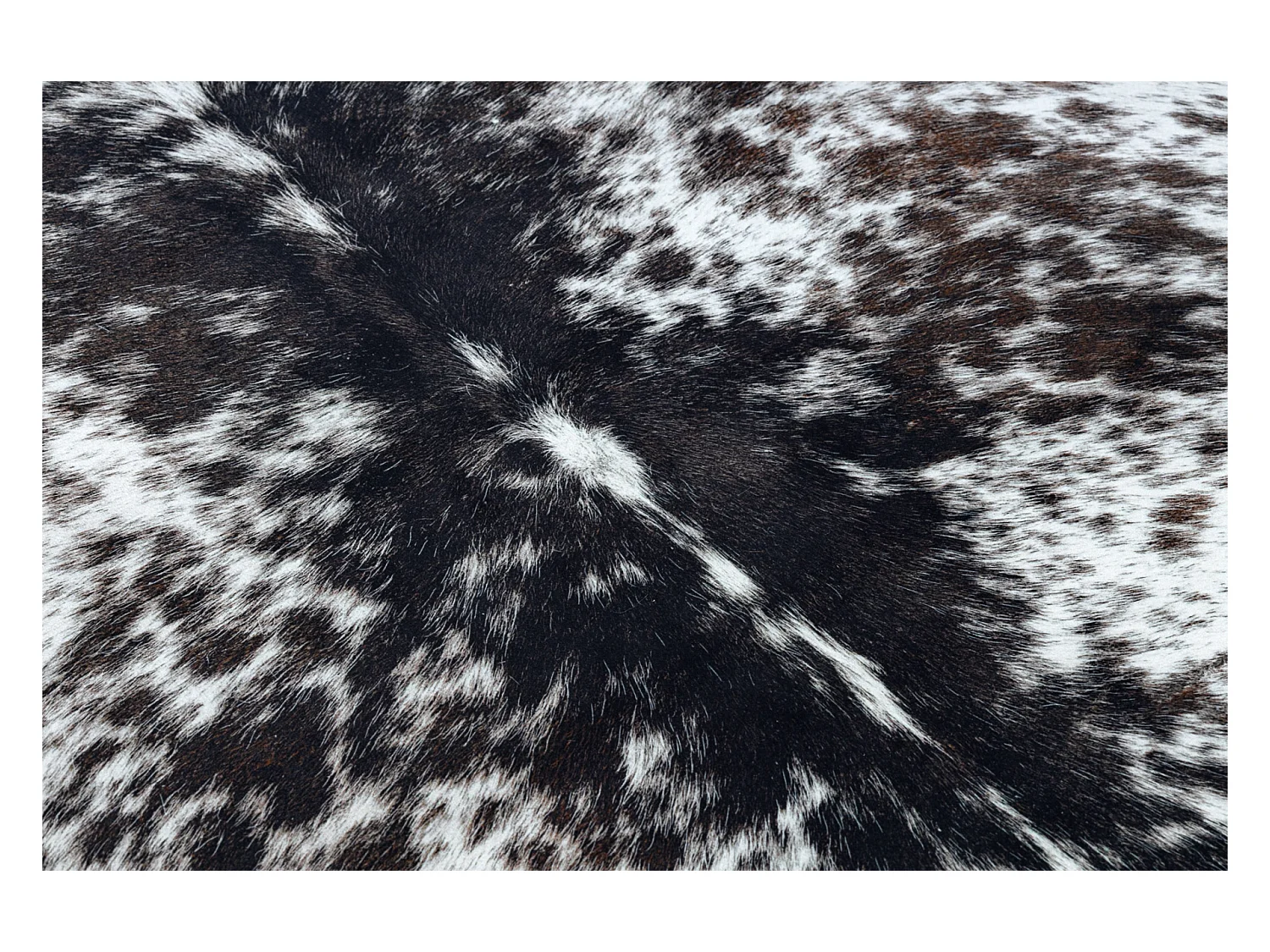 Tapis Imitation Peau de vache, Vache G5074-1, cuir marron 180x220 cm