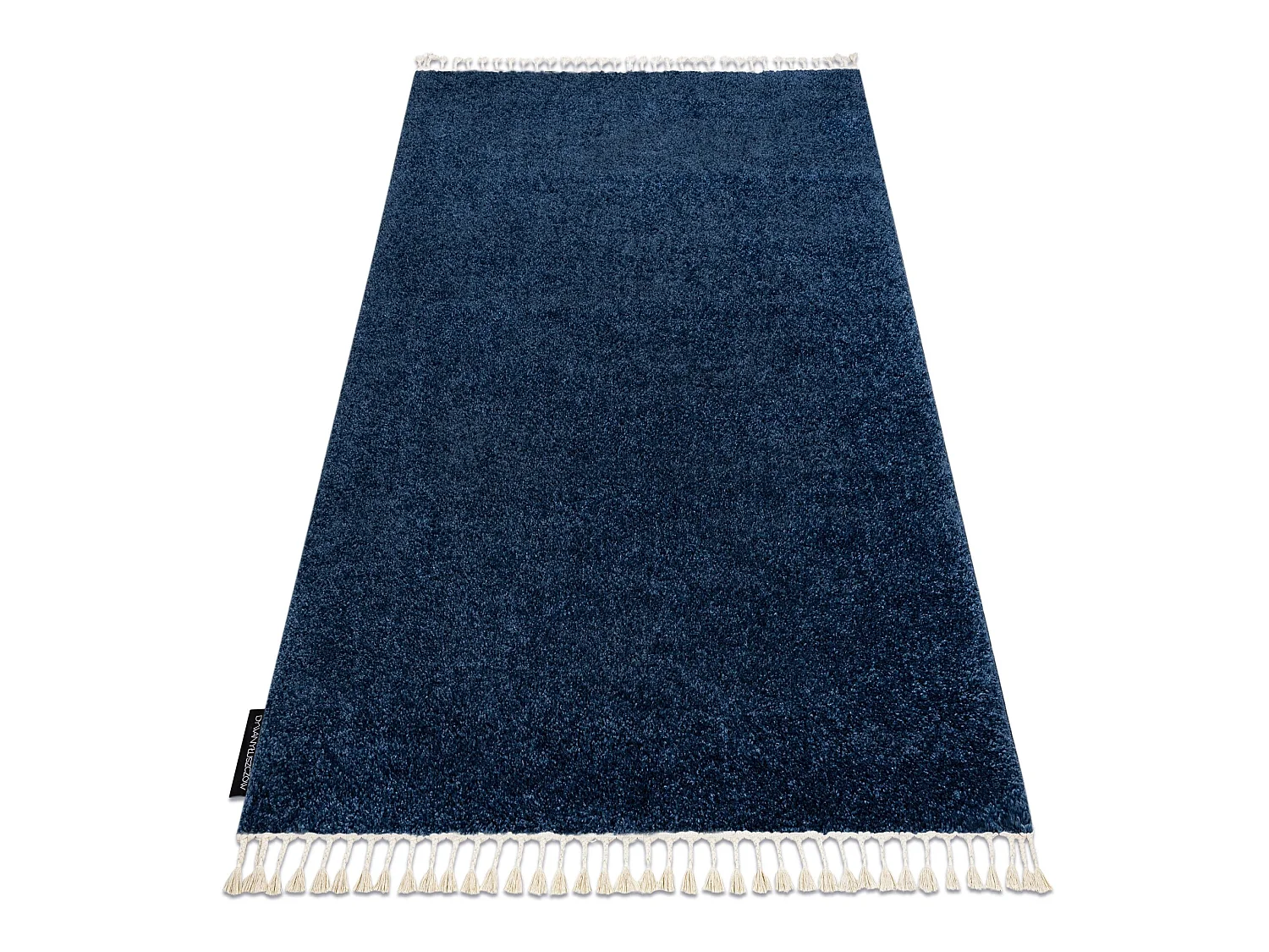 Tapis BERBER 9000 bleu foncé Franges berbère marocain shaggy 160x220 cm