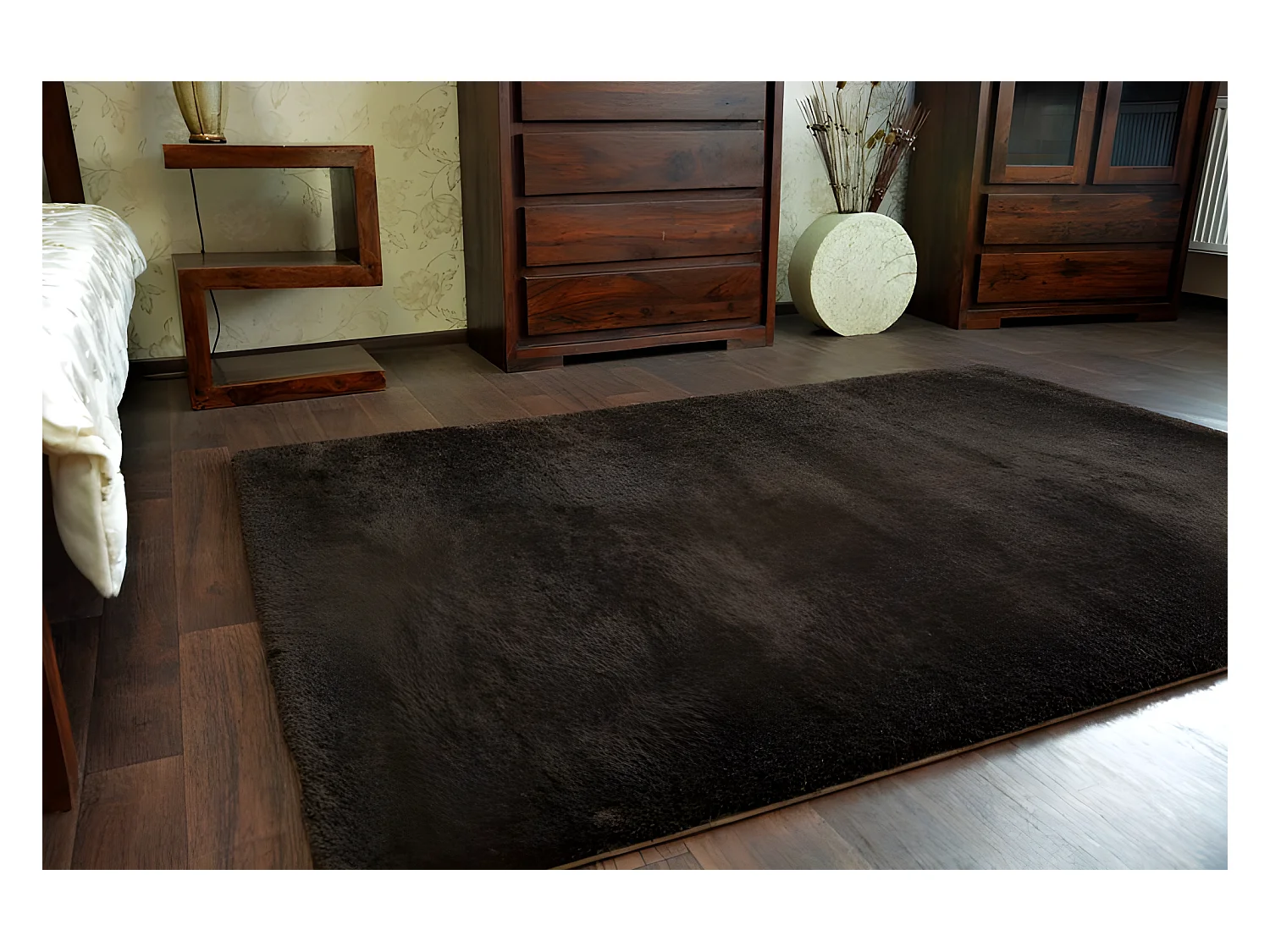 Tappeto SHAGGY MICRO marrone 180x270 cm