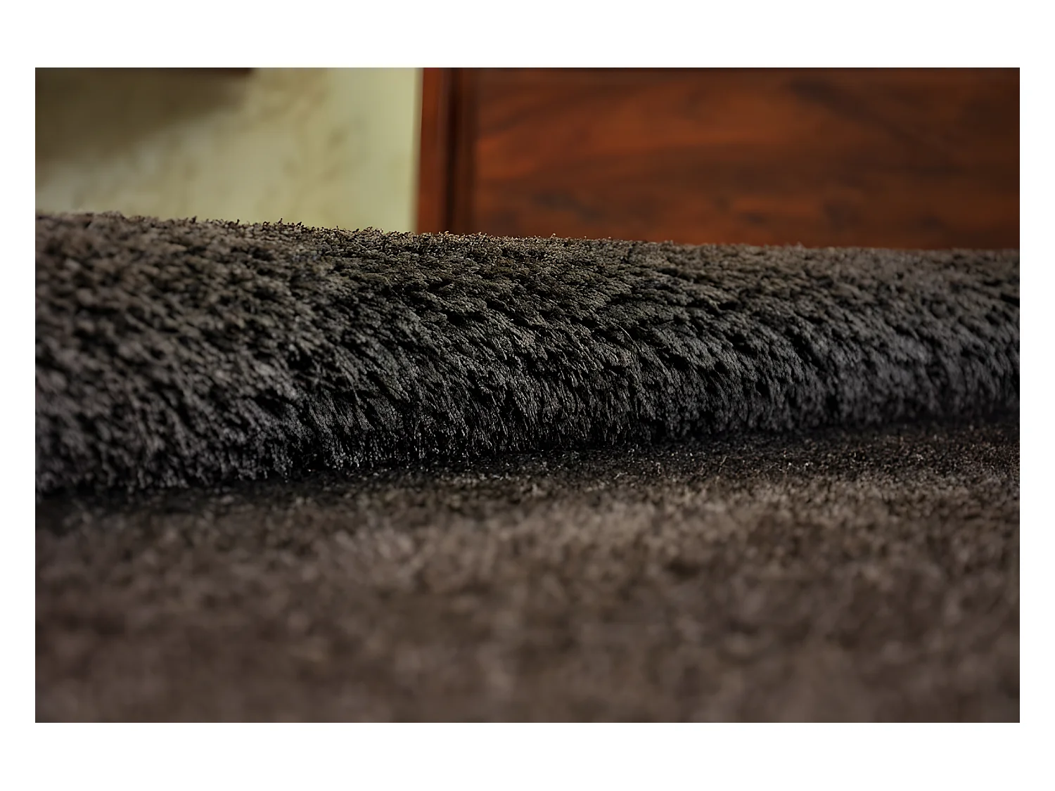 Tappeto SHAGGY MICRO marrone 180x270 cm