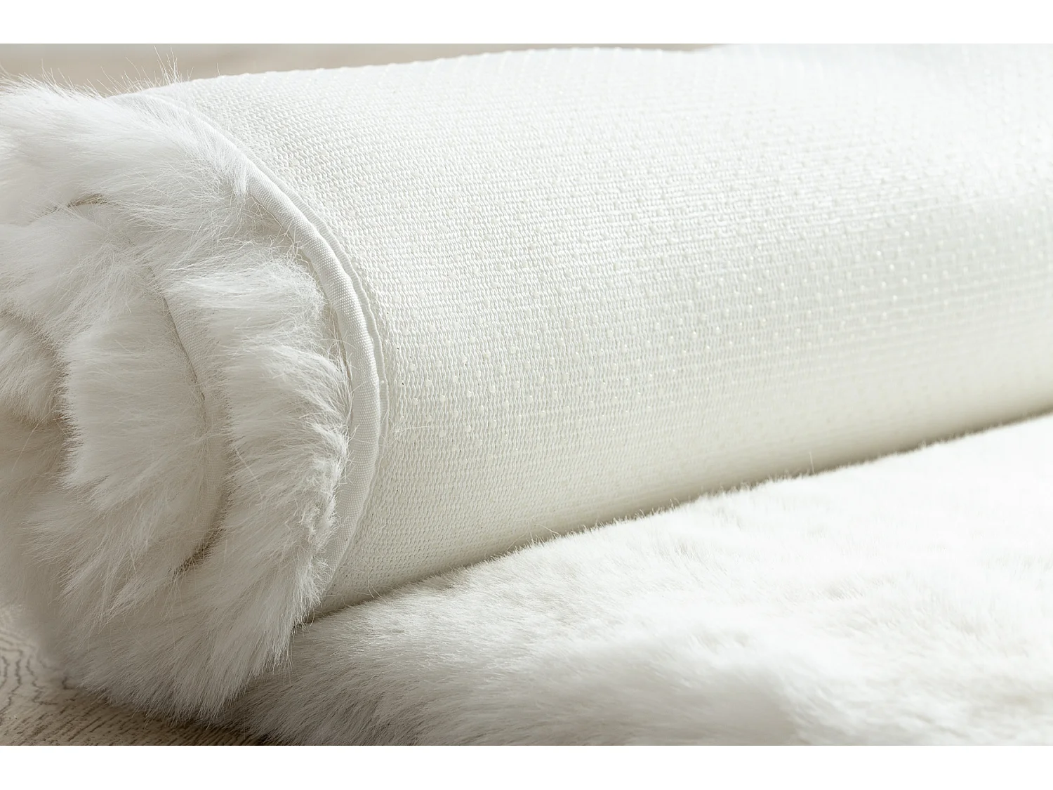 Tapijt TEDDY Shaggy ivoor zeer dik, pluche, anti slip, Wasbaar  160x220 cm