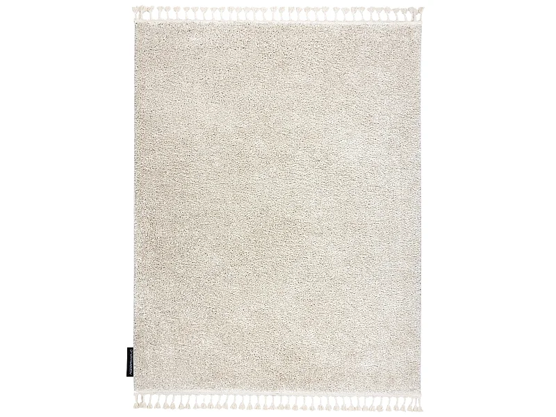 Tapis BERBER 9000 crème Franges berbère marocain shaggy 160x220 cm