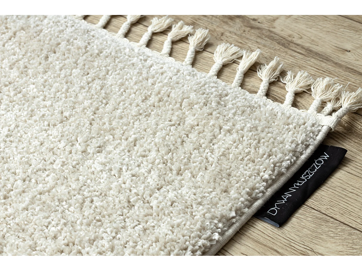 Tapis BERBER 9000 crème Franges berbère marocain shaggy 160x220 cm