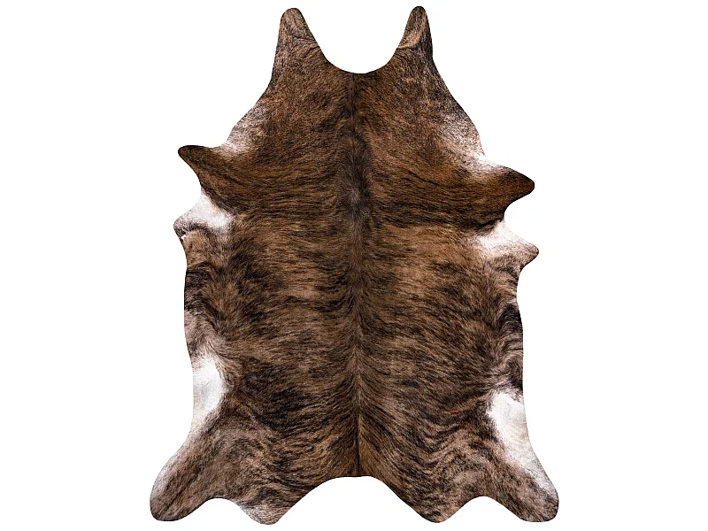 Tappeto Imitazione pelle di bovino, Mucca G5072-1 Pelle Marrone 180x220 cm
