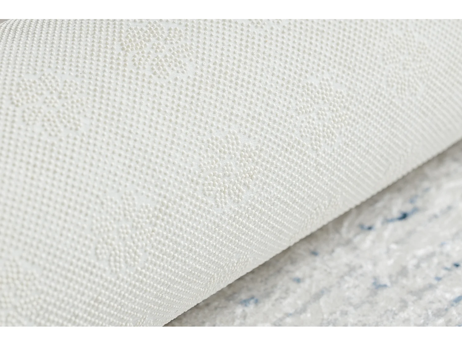 Tapis lavable ANDRE 1213 Grec vintage antidérapant - blanc / bleu 160x220 cm