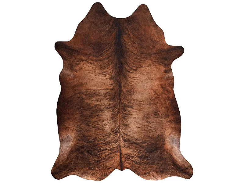 Tappeto Imitazione pelle di bovino, Mucca G5067-3 Pelle Marrone 100x150 cm