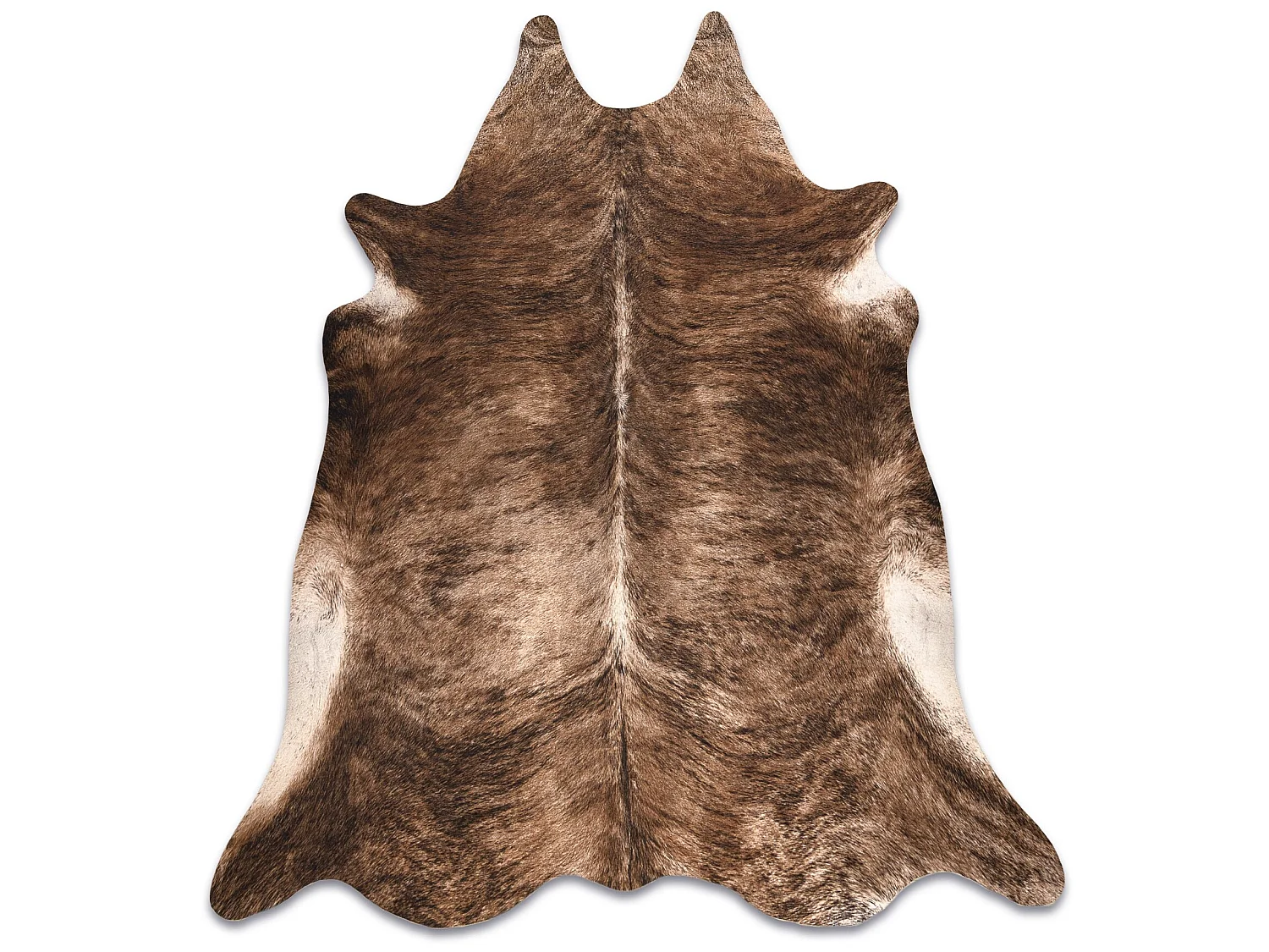 Tapijt Kunstleer Imitatie rundleer , G5068-1Bruine leer  180x220 cm