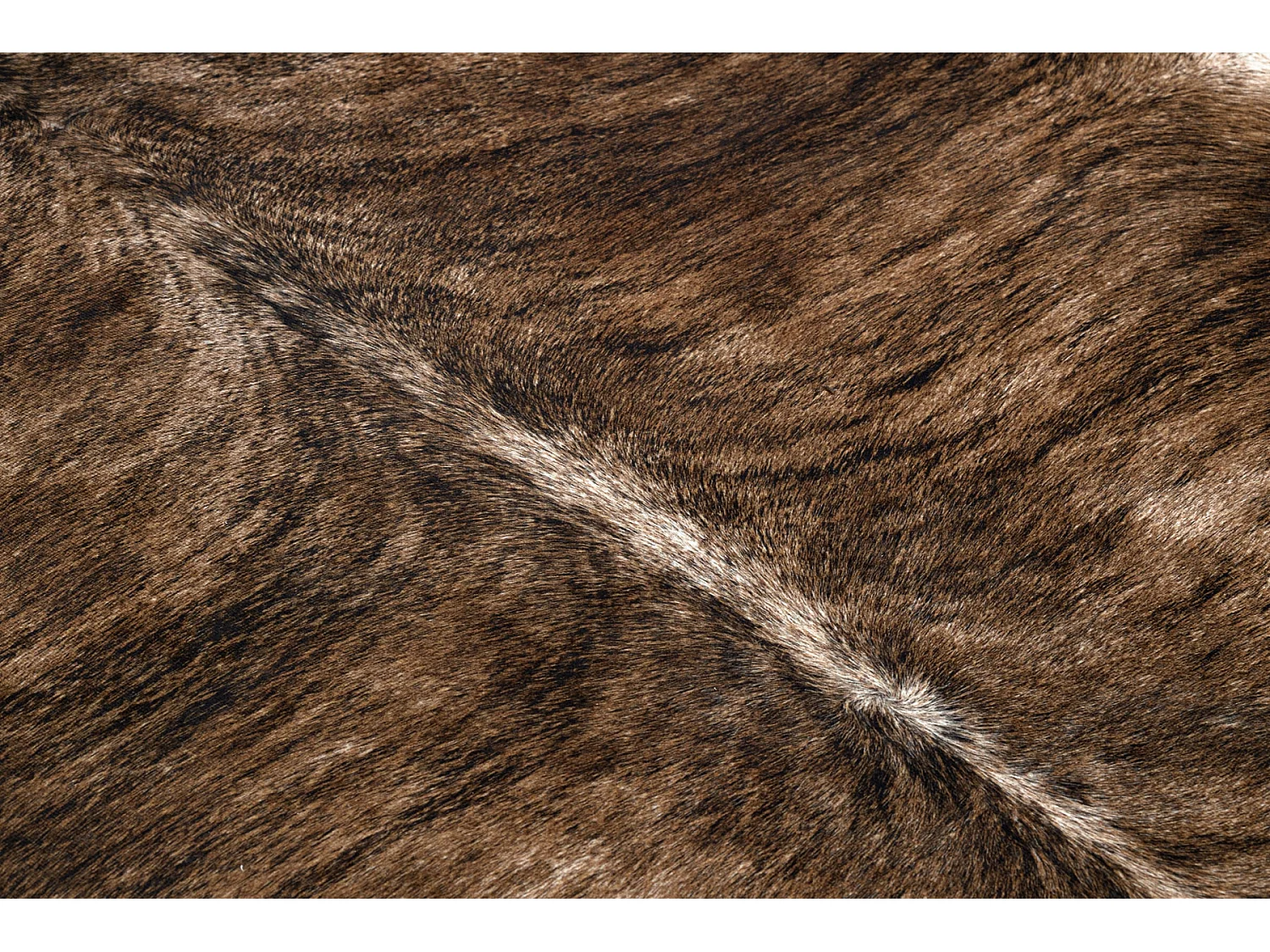 Tapijt Kunstleer Imitatie rundleer , G5068-1Bruine leer  180x220 cm