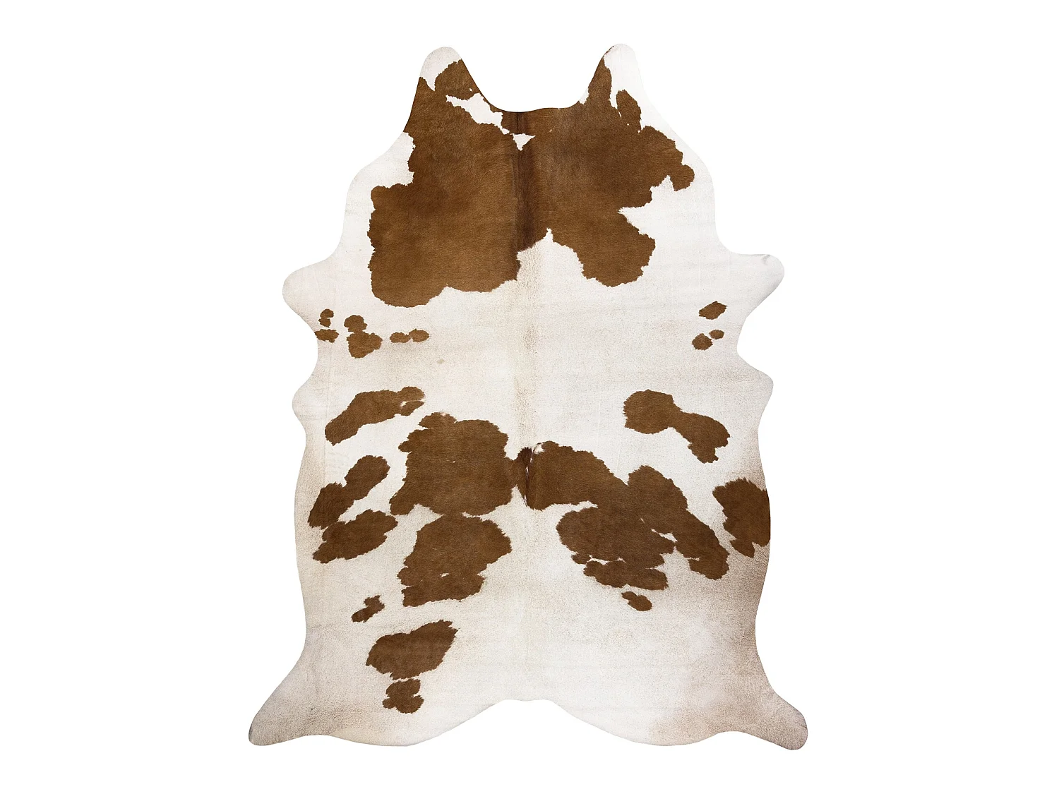 Tapis Imitation Peau de vache, Vache G5069-2, cuir marron 180x220 cm