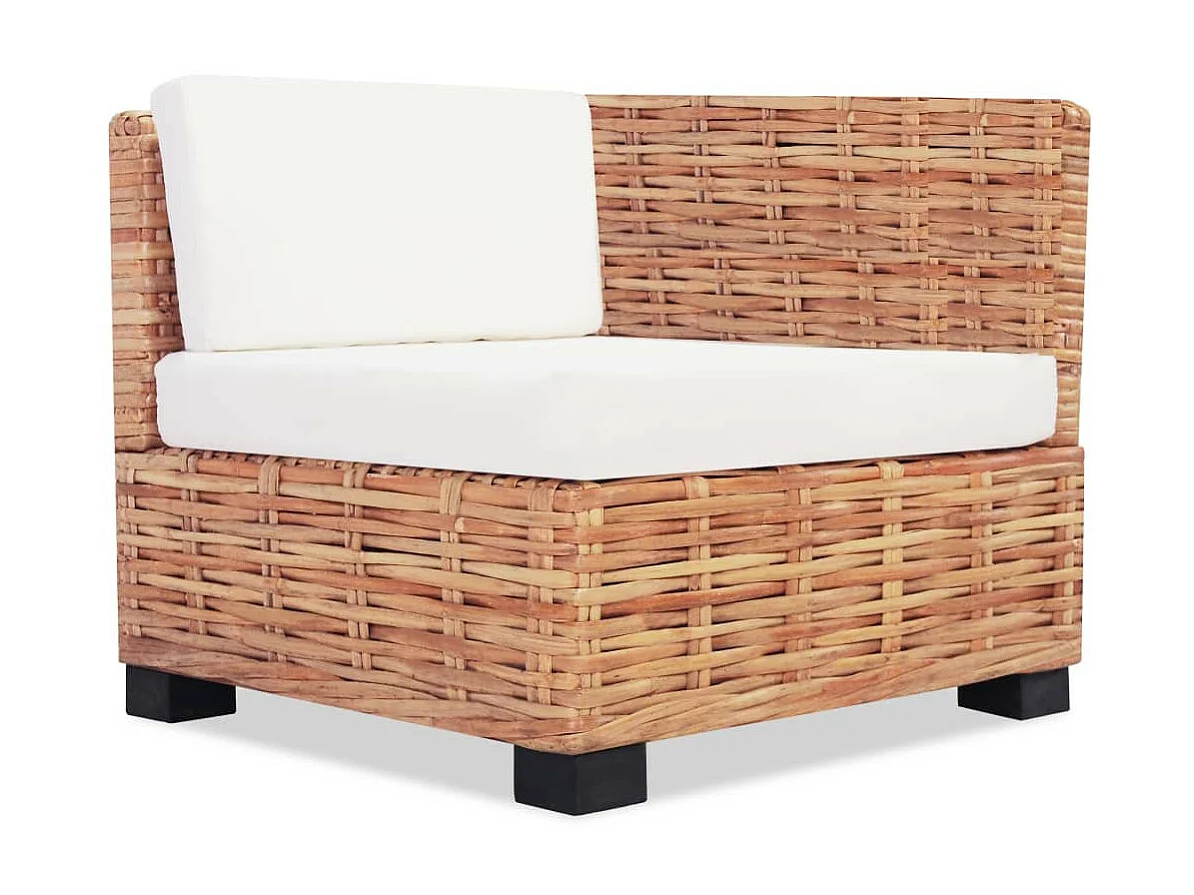 Jeu de canapés 14 pcs Rotin naturel