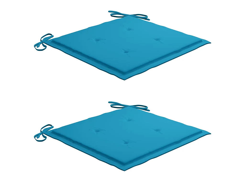 Mobilier à dîner d'extérieur pliable avec coussin 3 pcs Teck 39